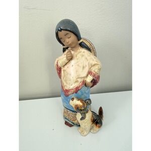 Lladro‎ Chiquita Girl with Dog Figurine Hand Made in Spain 1986 Collectible 2165